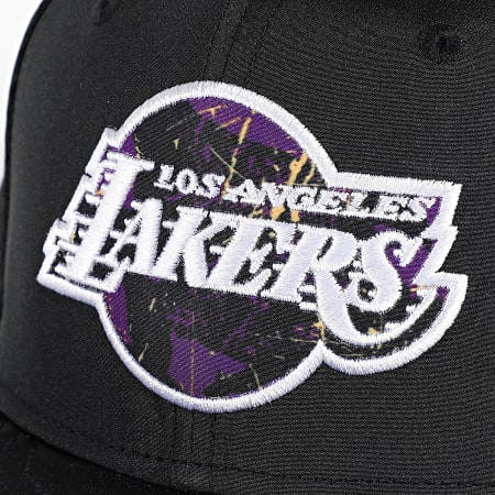 New Era - Snapback Cap 9Fifty Print Infill Los Angeles Lakers Negro