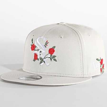 New Era - Cappellino 9Fifty a fiori Chicago White Sox Beige