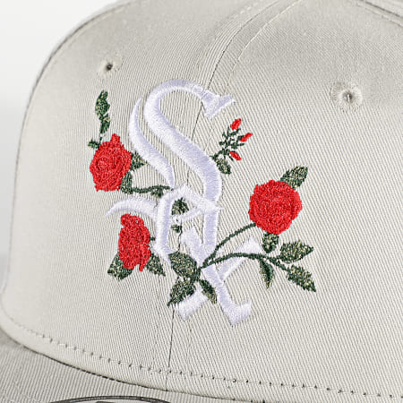 New Era - Cappellino 9Fifty a fiori Chicago White Sox Beige