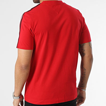 Tommy Hilfiger - Camiseta a rayas Global Stripe Prep 0050 Roja