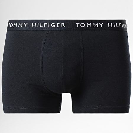 Tommy Hilfiger - Lot De 3 Boxers Premium Essentials 2203 Bleu Marine Rose Bleu Ciel