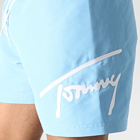 Tommy Jeans - 2862 Pantaloncini da bagno blu chiaro
