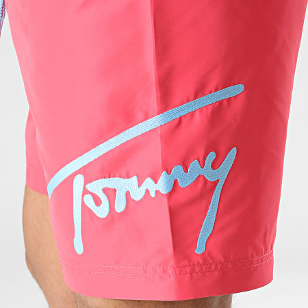 Tommy Jeans - Shorts de baño Medium Drawstring 2862 Rosa