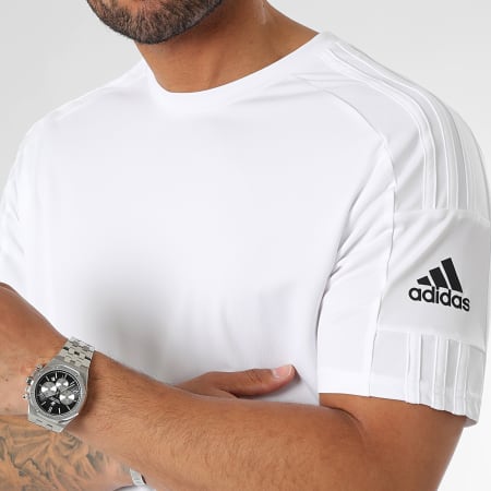 Adidas Performance - Lote de 2 camisetas con banda GN8091 GN5726 Blanco Burdeos
