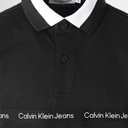 Calvin Klein - Polo Manches Courtes Enfant 638 Noir