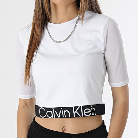 Calvin Klein - Maglietta da donna K116 Bianco