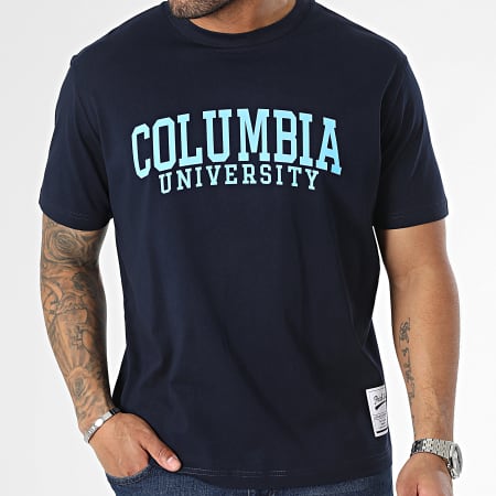 Classic Series - Camiseta Oversize Columbia Azul Marino Grande