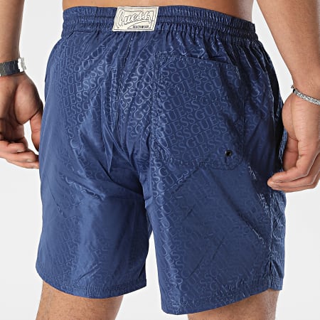 Guess - Shorts de baño F3GT04-WO07F Azul marino
