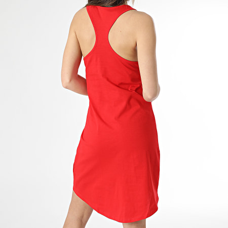 Guess - Vestido de tirantes para mujer E3GP03-JA914 Rojo