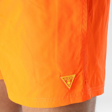 Guess - Shorts de baño F3GT26-TEL60 Naranja Fluo