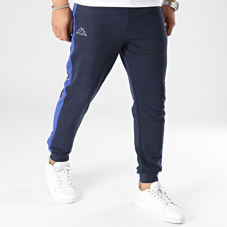 Kappa - Alexandrie 331C55W Pantaloni da jogging a fascia con logo blu navy