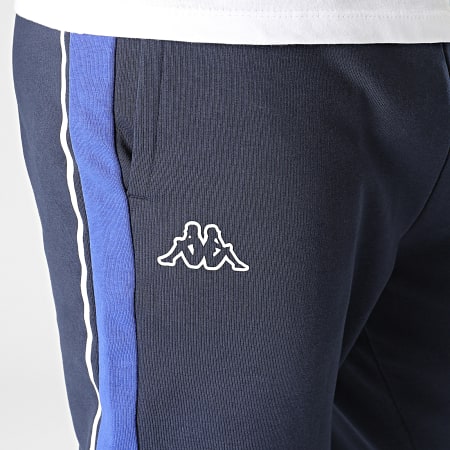 Kappa - Pantalon Jogging A Bandes Logo Alexandrie 331C55W Bleu Marine
