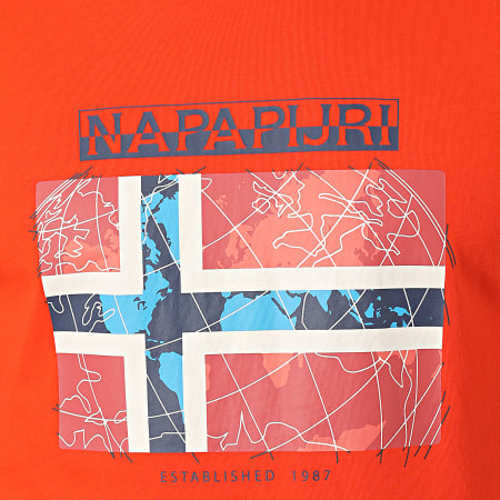 Napapijri - Camiseta Guiro A4H22 Naranja