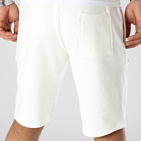 Superdry - Pantaloncini da jogging con ricamo logo vintage M7110395A Beige chiaro
