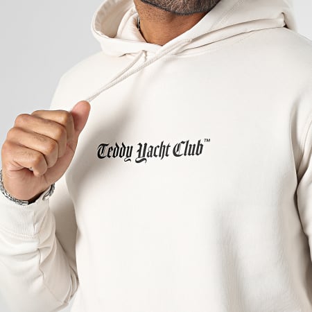 Teddy Yacht Club - Art3D Series Sudadera con capucha Beige