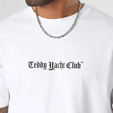 Teddy Yacht Club - Tee Shirt Oversize Large Art3D Series Blanc