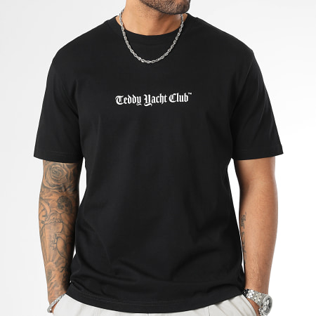 Teddy Yacht Club - Oversize Camiseta Large Art3D Series Negro