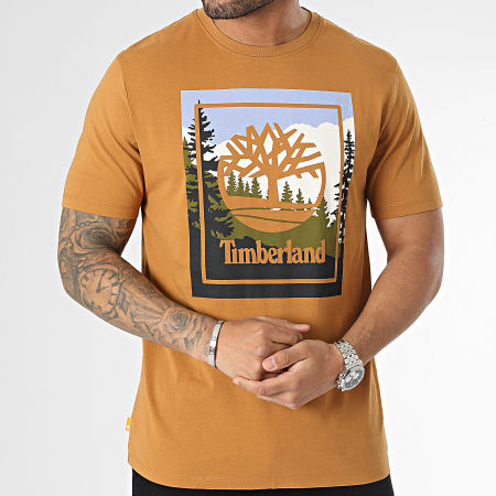 Timberland - Camiseta Outdoor Graphic A6F4K Camel
