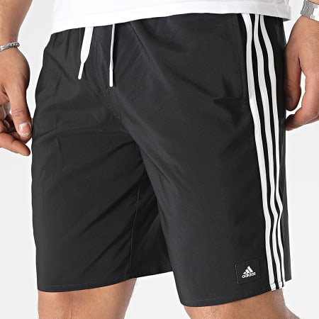 Adidas Sportswear - Short Jogging A Bandes HT4358 Noir