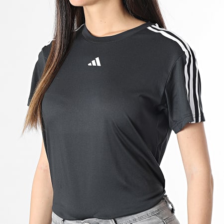 Adidas Performance - Camiseta 3 Rayas Mujer IC5039 Negro