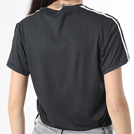 Adidas Sportswear - Maglietta donna 3 strisce IC5039 Nero