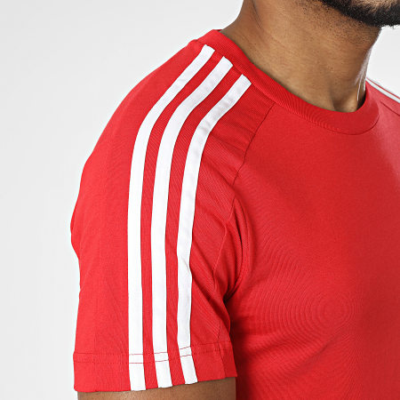 Adidas Sportswear - Tee Shirt A Bandes 3 Stripes IC9339 Rouge