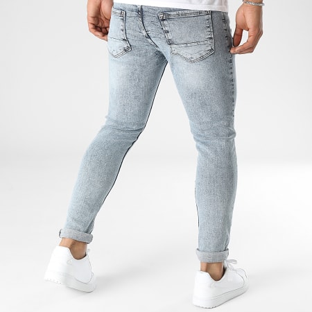 Black Industry - Blue Wash Skinny Jeans