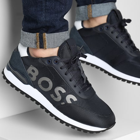 BOSS - Sneakers Parkour Runner 50497664 Blu scuro