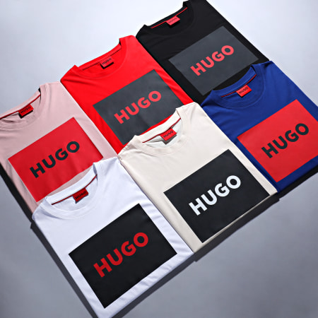 HUGO - Tee Shirt Dulive 222 50467952 Rouge