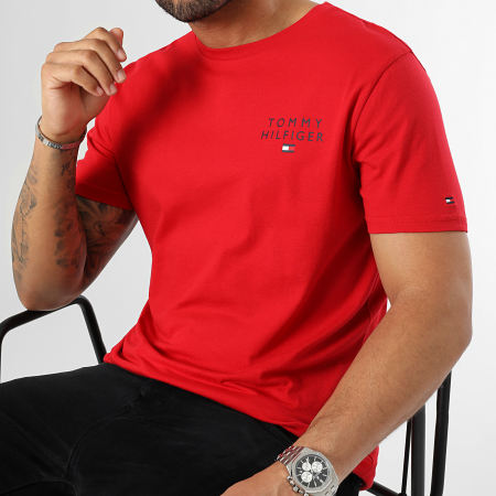 Tommy Hilfiger - Tee Shirt CN Tee Logo 2916 Rouge