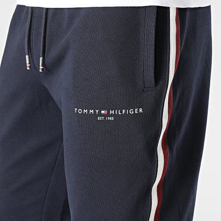 Tommy Hilfiger - Pantalon Jogging A Bandes Global Stripe Tape 0030 Bleu Marine