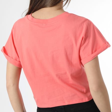 Vero Moda - Tee Shirt Crop Femme Anna Glenn Saumon