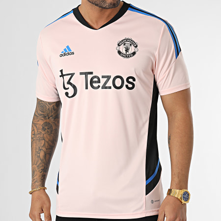 Adidas Sportswear - Tee Shirt A Bandes Manchester United HT4293 Rose