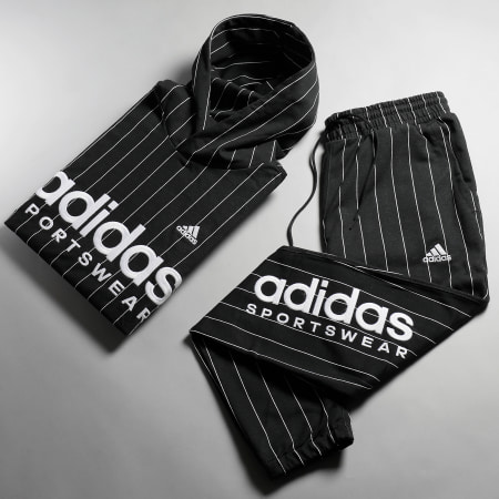 Adidas Sportswear - Felpa con cappuccio Xpress IB8381 nero