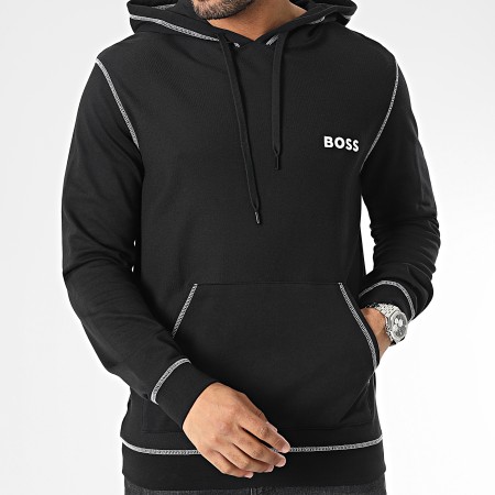 BOSS - Eigentijdse Hoodie 50491628 Zwart