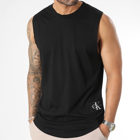Calvin Klein - Camiseta oversize con monograma 0597 Negro