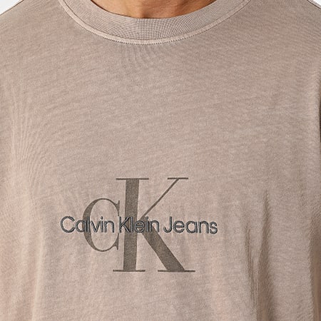 Calvin Klein - Tee Shirt 3306 Marron Clair