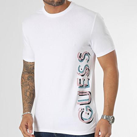 Guess - Camiseta M3GI22-J1314 Blanca