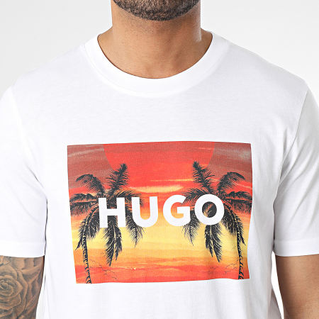 HUGO - Tee Shirt Dulive U232 50488952 Blanc
