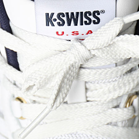 K-Swiss - Baskets SI-18 Rannell Suede USA 08533 Vintage White Navy Samba