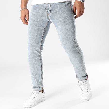 KZR - Jeans skinny con lavaggio blu