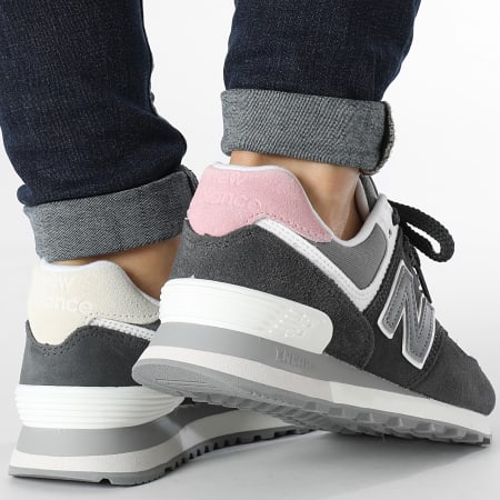 New Balance - Sneaker alte da donna 574 U574PX2 Powder Pink Anthracite