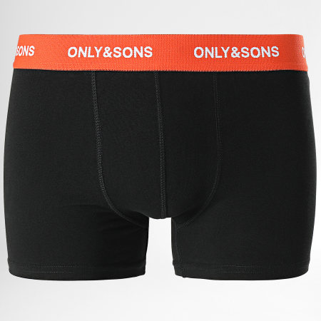 Only And Sons - Lot De 3 Boxers Solid Noir