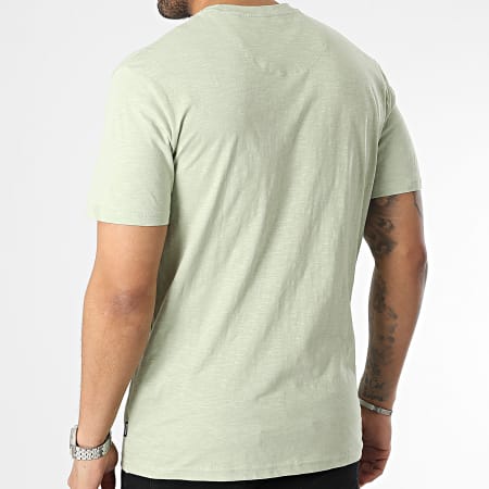Only And Sons - T-shirt floreale verde chiaro con tasca sul petto