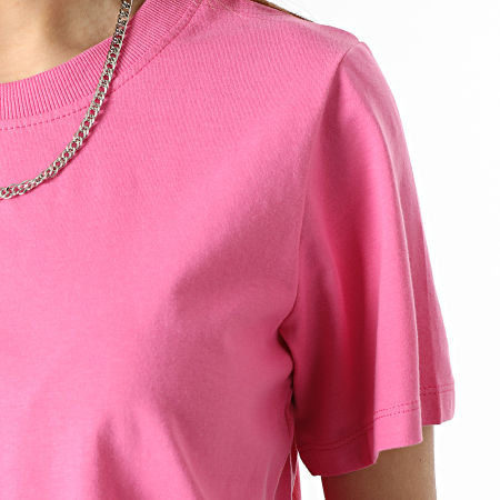 Only - Camiseta Mujer Pisa Rosa
