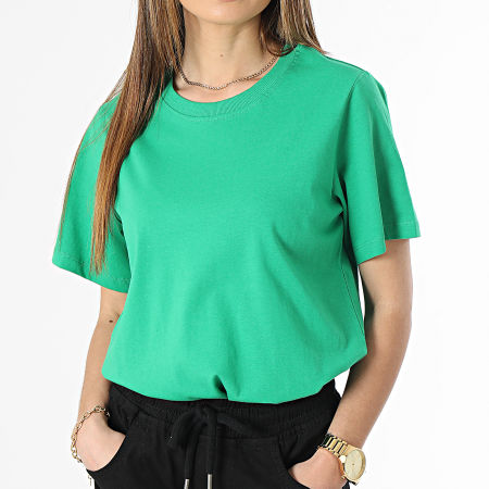 Only - Camiseta Mujer Pisa Verde