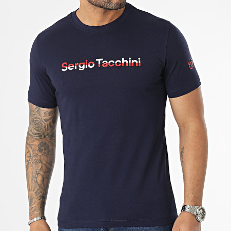 Sergio Tacchini - Camicia da tè marina