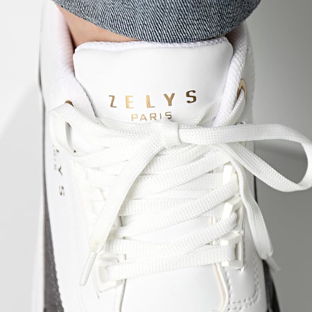 Zelys Paris - Sneakers Uranus 225 Bianco Grigio