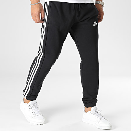 Adidas Sportswear - IC0050 Pantaloni da jogging a fascia neri