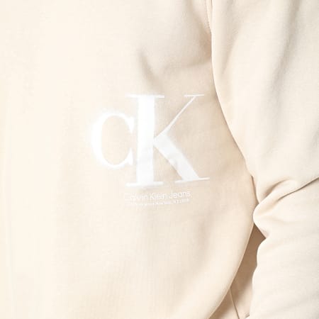 Calvin Klein - Sudadera cuello redondo 2885 Beige